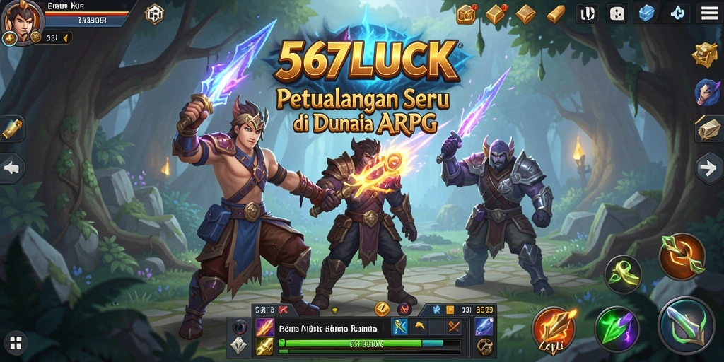 Tampilan gameplay menarik dari 567LUCK dalam dunia ARPG.