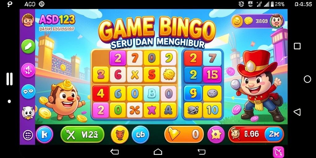 Screenshot gameplay Bingo ASD123 yang menampilkan suasana permainan yang seru.