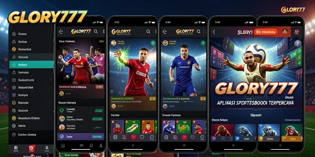 Tampilan gameplay yang menarik dari GLORY777 sebagai aplikasi Sportsbook.