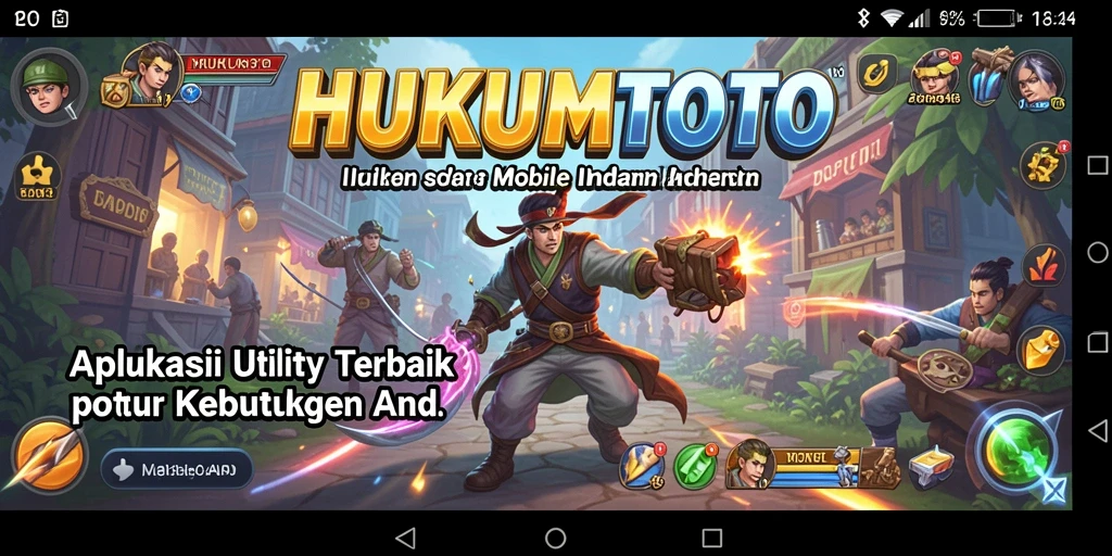Tampilan antarmuka HUKUMTOTO yang modern dan intuitif.