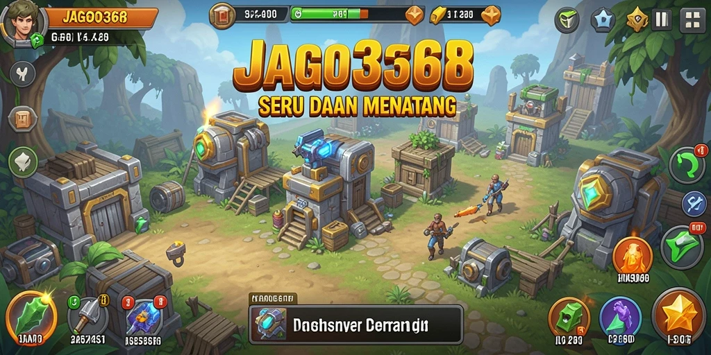 Gameplay JAGO368 Tower Defense yang mendebarkan dan strategis.