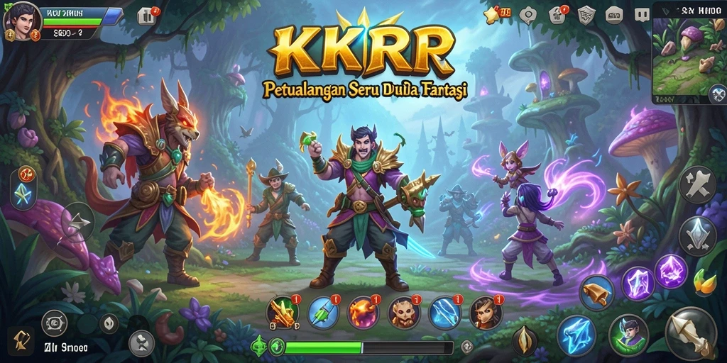 Tampilan gameplay KKRP yang menegangkan dan penuh aksi.