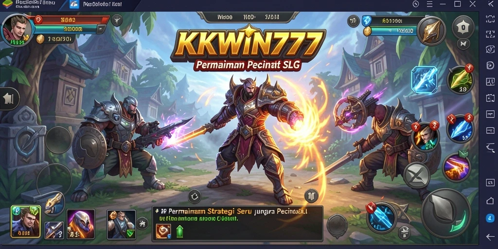 Tampilan utama KKWIN777 dengan gameplay SLG yang menegangkan.
