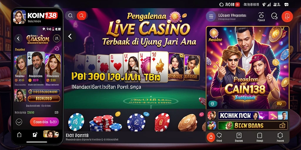 Gameplay Live Casino yang mendebarkan di KOIN138 dengan dealer langsung.