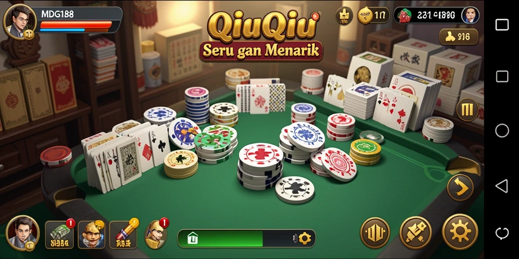 Screenshot gameplay QiuQiu MDG188 yang menarik dan seru.