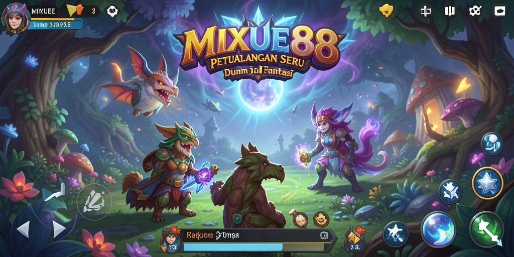Tangkapan layar gameplay <strong>MIXUE88</strong> menampilkan aksi seru dengan grafis yang menarik.