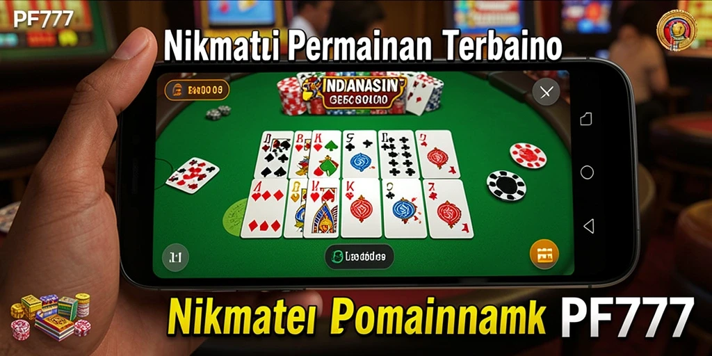 Tampilan gameplay seru dari PF777 yang menampilkan elemen Domino.