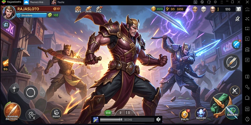 Gameplay mendebarkan di RAJASLOTO dengan pertarungan seru.