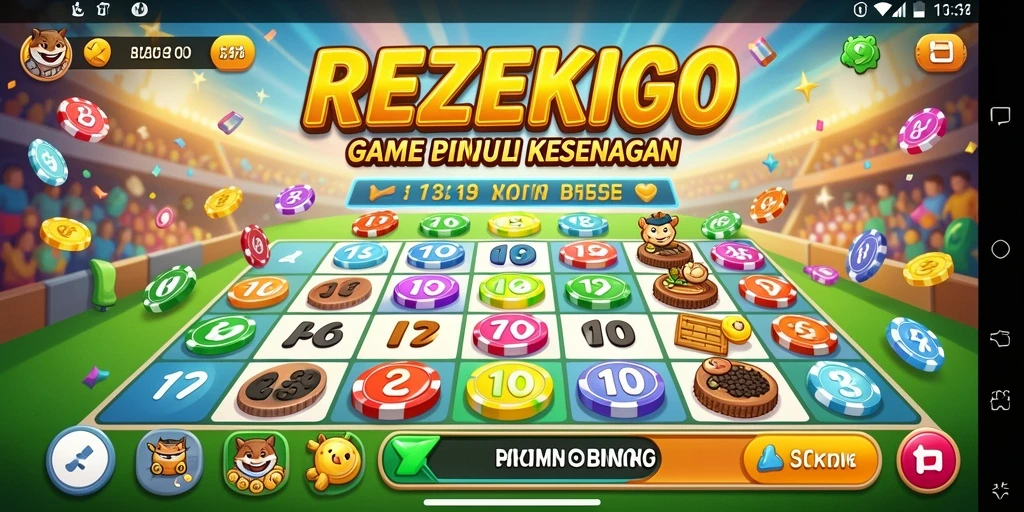 Tampilan gameplay seru dalam permainan Bingo REZEKIGO.