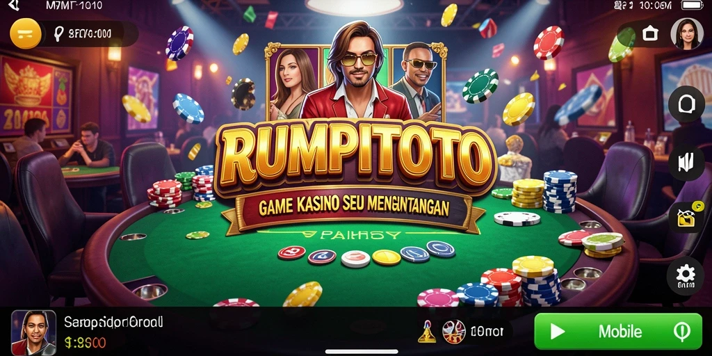 Gameplay RUMPITOTO menunjukkan keseruan permainan Kasino yang memikat.
