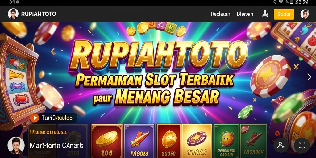 Tampilan menarik dari gameplay RUPIAHTOTO dengan mesin slot yang beragam.