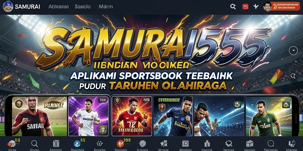 Tampilan menarik dari gameplay SAMURAI555 di aplikasi Sportsbook.