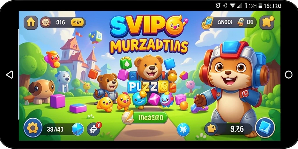 Tampilan gameplay menarik dari SVIP6, tantangan Puzzle seru.